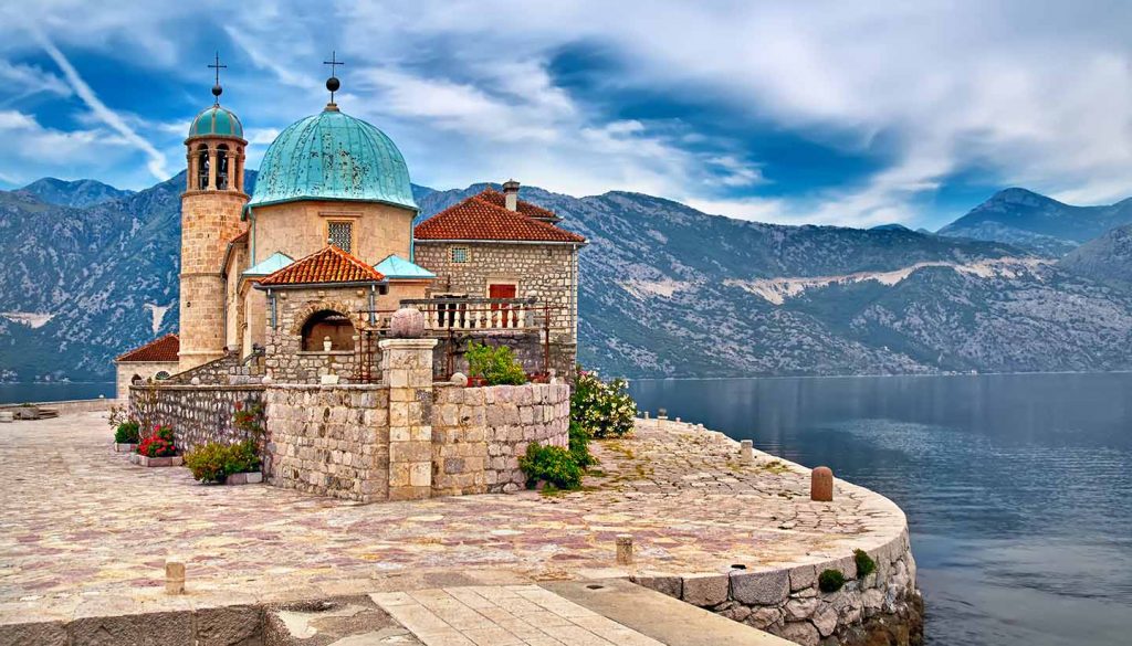 An Island On The Lake In Scenic Montenegro