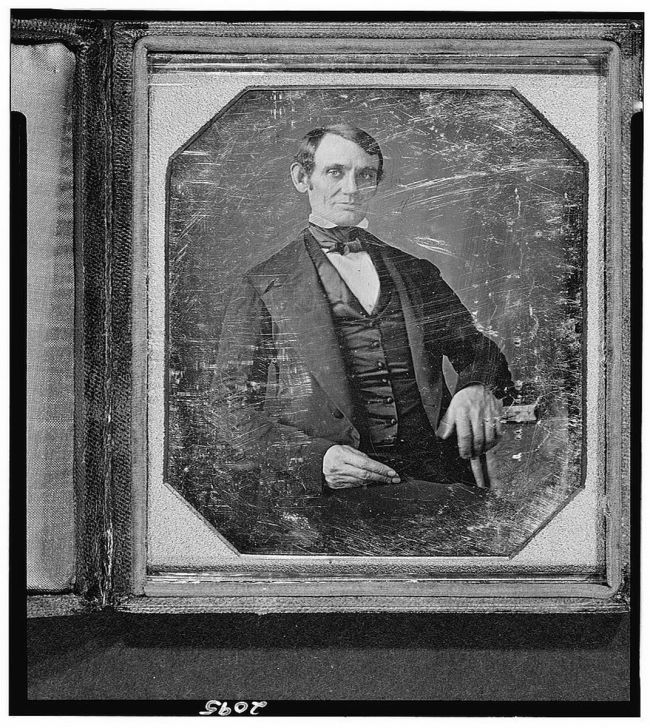 The Earliest Picture Known Of Lincoln