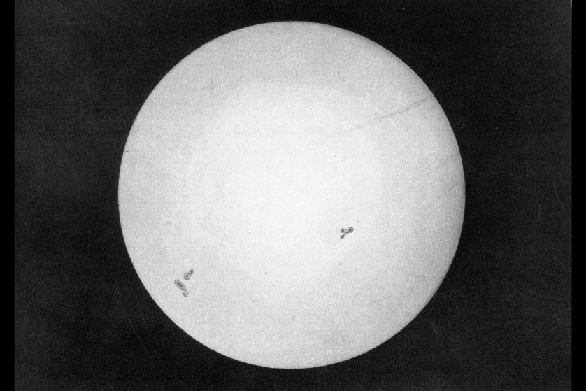 The First Image Of The Sun