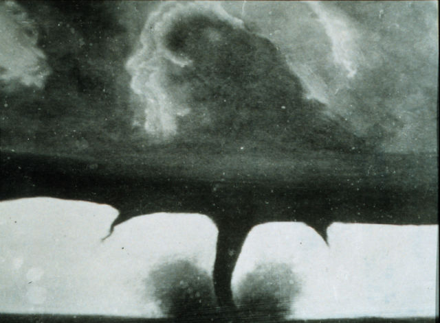 The First Image Of A Tornado