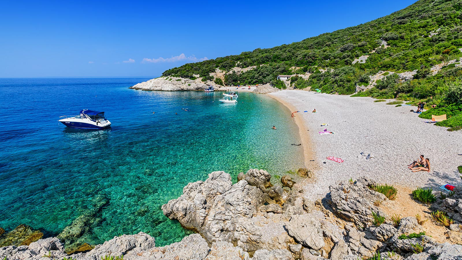Lubenice Beach, Cres Island, Croatia