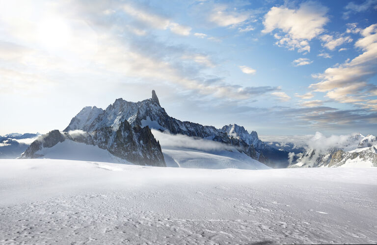 Snow Mountains Of Mont Blanc