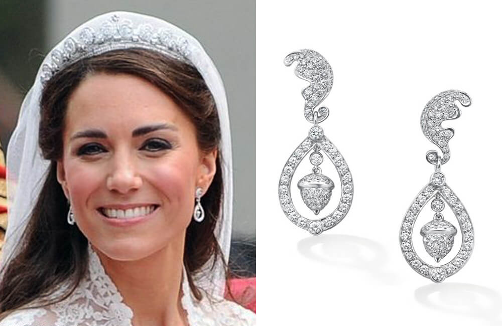 6. Acorn & Oak Leaf Earrings (Kate Middleton)