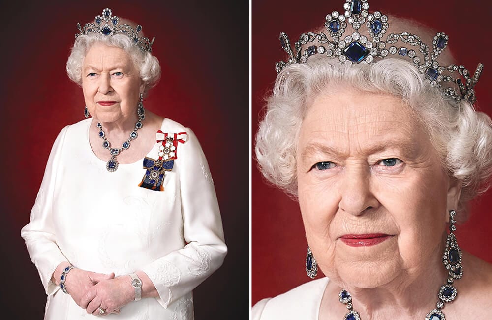 The Belgium Sapphire Tiara, Earrings And Necklace