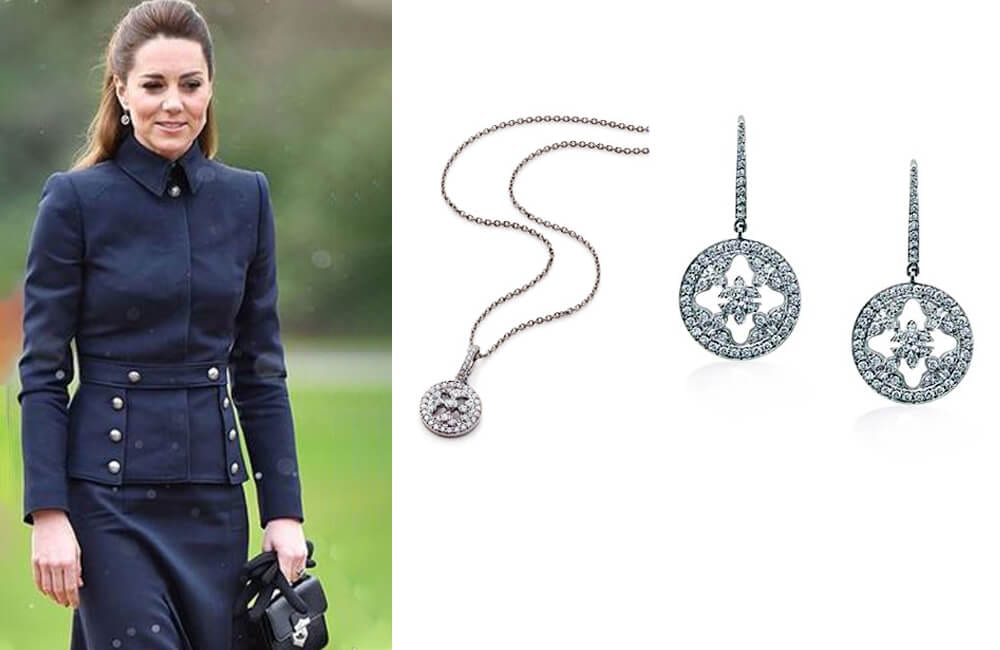 Mappin & Webb Diamond Necklace & Earrings