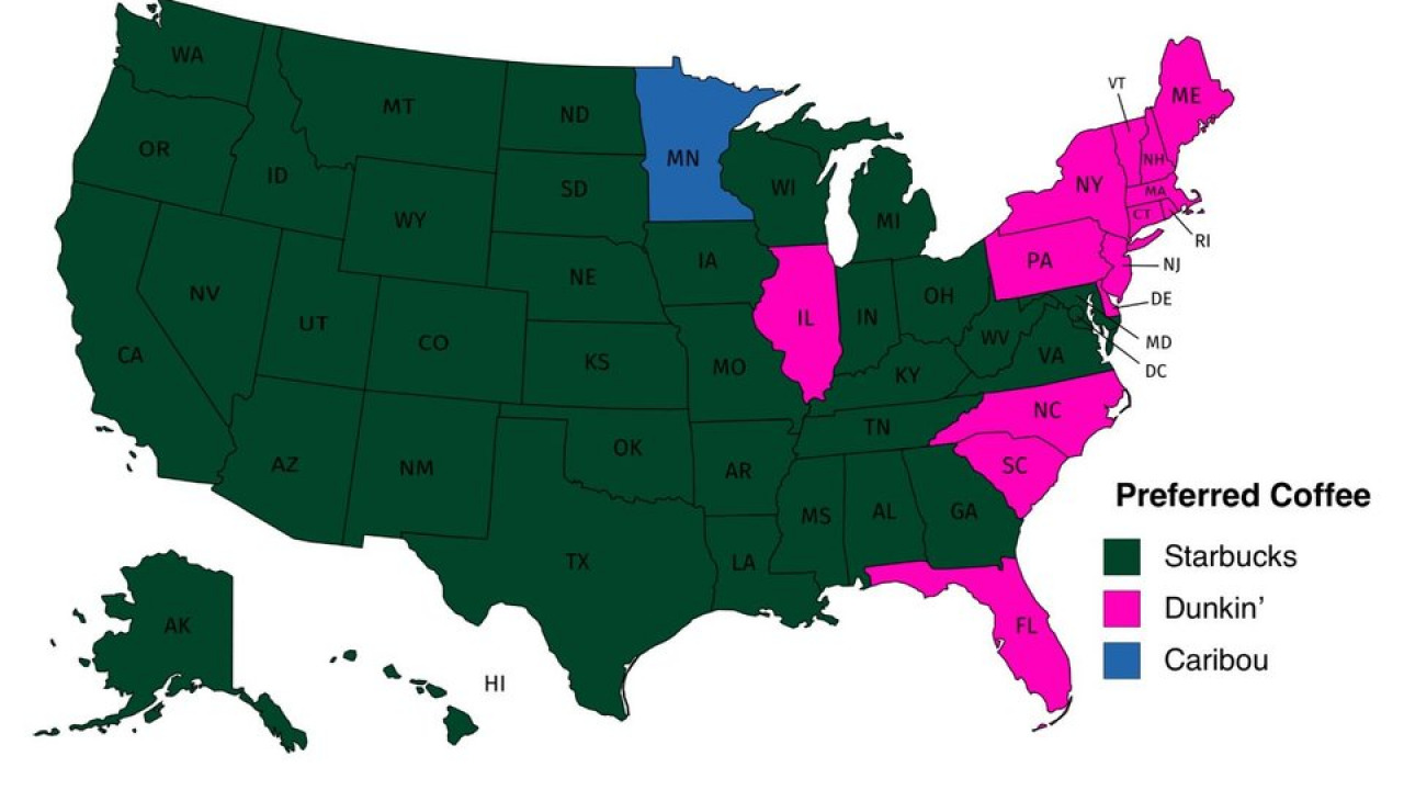 Popular Coffee Shop Chains Number Of Locations