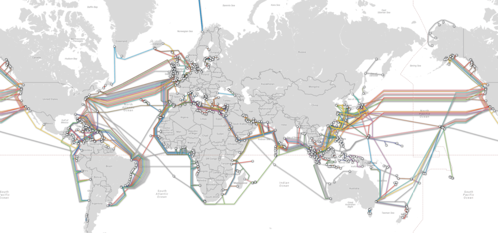 Underwater Cables For The Internet