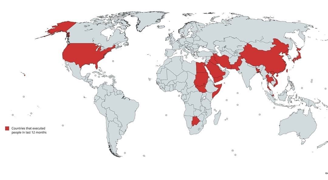 Countries Executing People Between 2015 And 2016