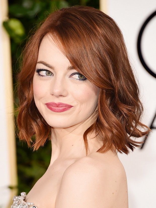 Medium Length Auburn Bob