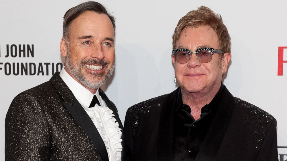 David Furnish & Elton John